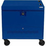 Bretford CUBE Toploader Cart with Caddies 30 Bay Charging Cart - 4 Casters - Steel - 34" (863.60 mm) Width x 23" (584.20 mm) Depth x - (Fleet Network)