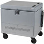Bretford CUBE Transport Cart with Caddies - TVCT30CAD - 4 Casters - Steel - 34" Width x 23" Depth x 33" Height - Platinum - For 30 (Fleet Network)