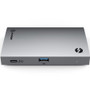 Alogic Thunderbolt 4 BLAZE Hub For Notebooks And Desktops Supporting Two 4K Displays High Bandwidth Notebook/Desktop Drive/Monitor Supported TB4H3TB