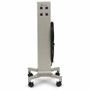 Bretford CUBE Tower Mobile Charging Station - 4 Casters - Steel - 16" Width x 16.2" Depth x 39" Height - Champagne - For 8 Devices (Fleet Network)