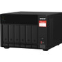 QNAP TVS-675 SAN/NAS Storage System - Zhaoxin KX-U6580 Octa-core (8 Core) 2.50 GHz - 6 x HDD Supported - 6 x SSD Supported - 8 GB RAM (TVS-675-8G-US)