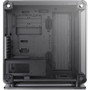Thermaltake Core P6 Tempered Glass Mid Tower Chassis - Mid-tower - Black - SPCC, Tempered Glass - 4 x Bay - 0 - Micro ATX, Mini ITX, - (Fleet Network)