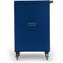 Bretford TCOREX36-RB CORE X Cart - 3-Shelf Steel Mobile Charging Cart for 36 Devices - Royal Blue