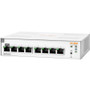Aruba Instant On 1830 8G Switch - 8 Ports - Manageable - Gigabit Ethernet - 10/100/1000Base-T - 2 Layer Supported - 8.09 W Power - - (JL810A)