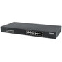 Intellinet 16-Port Gigabit Ethernet PoE+ Switch - 16 Ports - Gigabit Ethernet - 1000Base-T - 2 Layer Supported - 260 W Power - 220 W - (Fleet Network)