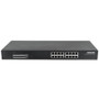 Intellinet 560993 16-Port Gigabit Ethernet PoE+ Switch - 220W PoE Budget - Layer 2 - Rack-Mountable