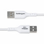 StarTech.com USB-A To C Charging And Sync Cable 1.8 M 6 Ft 2.0 TPE Jacket White Charge USB-C Cord USB2AC6FWHE