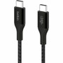 Belkin CAB015bt2MBK BoostCharge USB-C to USB-C Cable 240W - 6. 6ft/2m Nylon Braided - 480 Mbps Data Transfer - Black