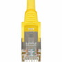 StarTech. com NLYL-6F-CAT6A-PATCH StarTech 6ft Yellow CAT6a Ethernet Cable - Snagless RJ45 - 10G - 100W PoE++ - S/FTP Shielded - LSZH - 27AWG Bare