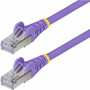 StarTech.com 6ft Purple CAT6a Ethernet Cable, Snagless RJ45, 10G, 100W PoE, S/FTP, LSZH, 27AWG Bare Copper, 500MHz, Shielded Network - (Fleet Network)