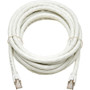 Tripp Lite series Cat.8 Patch Network Cable - 15 ft (4.57 m) Category 8 Network Cable for Network Device, Webcam, VoIP Device, Switch, (N272-015-WH)