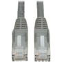 Tripp Lite N201-015-GY Cat6 UTP Patch Cable - Category 6 for Network Device - 15ft - 1 x RJ-45 Male Network - 1 x RJ-45 Male Network - (Fleet Network)