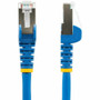 StarTech. com NLBL-75F-CAT6A-PATCH StarTech 75ft Blue CAT6a Shielded Ethernet Cable - Snagless RJ45 - 10G - 100W PoE++ - S/FTP - LSZH - 27AWG