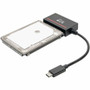 Tripp Lite series U438-CF-SATA-5G Drive Dock - USB 3.1 Type C Host Interface External - Black - 1 x HDD Supported - Acrylonitrile (U438-CF-SATA-5G)