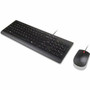 Lenovo 4X31R64400 Essential Wired Combo - Black US English Keyboard & Mouse - Membrane Keyboard with Copilot Key - Full-Size Numeric Keypad