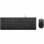 Lenovo 4X31R64400 Essential Wired Combo - Black US English Keyboard & Mouse - Membrane Keyboard with Copilot Key - Full-Size Numeric Keypad