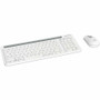 Manhattan Dual-Mode Multipoint Wireless Keyboard and Mouse Combo Set - USB Type A Scissors Wireless Bluetooth/RF 5.0 2.40 GHz Keyboard (180580)