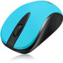 Adesso iMouse S70L - Wireless Optical Neon Mouse - Optical - Wireless - Radio Frequency - 2.40 GHz - Neon Blue - USB - 1000 dpi - - 3 (iMouse S70L)