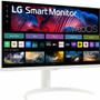 LG MyView 27SR75U-W 27" Class 4K UHD Smart LCD Monitor - 16:9 - White - 27" Viewable - In-plane Switching (IPS) Technology - 3840 x - (27SR75U-W)