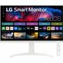 LG MyView 27SR75U-W 27" Class 4K UHD Smart LCD Monitor - 16:9 - White - 27" Viewable - In-plane Switching (IPS) Technology - 3840 x - (27SR75U-W)