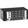 Black Box KV3404A ServSwitch Wizard Quad-Head VGA USB KVM Switch - 4-Computer Desktop Switch with 1920 x 1200 Resolution
