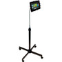 CTA Digital PAD-UAFS Universal Height-Adjustable Gooseneck Floor Stand for Tablets - 9. 7" to 10. 1" Screens - 42"-55. 2" Height - ABS/Steel