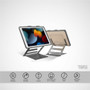 Tablet Carrying Case For 10.2 Inch iPad With Integrated Kickstand Scratch Drop And Bump Resistant Protection Digital Impact CTA PAD-TKSC10