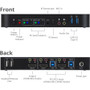 SIIG CE-KV0E11-S1 2 x 1 HDMI 4K HDR KVM USB 3. 0 Switch with Remote Control - 2 Computer Support - 6 USB Ports - 3 HDMI Ports
