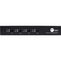 SIIG 4-Port Roaming KM Switch with USB 2.0 Hub - 4 Computer(s) - 50 Hz, 60 Hz - 8 x USB - USB 2.0 - Desktop (Fleet Network)