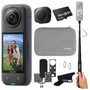 Insta360 X4 Digital Camcorder - 2.5" LCD Touchscreen - 1/2" CMOS - 8K, 5.7K - 72 Megapixel Image - 48 Megapixel Video - MP4 - USB - - (Fleet Network)