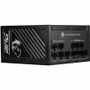 MSI MPG Internal 1000 Watt Power Supply Active Cooling Reliable Multi Rail Output Input AC DC kW SB V MPGA1000GSPCIE5