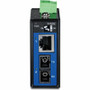 TRENDnet TI-FGSC Hardened Industrial 1000Base-LX Multi-Mode SC Fiber Converter - 1km - 1x RJ-45 - 1x SC Duplex - DIN Rail Mountable