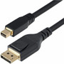 StarTech. com DP14MDPMM10F 10ft Mini DisplayPort to DisplayPort 1. 4 Cable - 8K 60Hz HBR3 HDR - 4K 120Hz - 32. 4Gbps - Gold Plated - Black