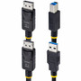 StarTech. com DU12210-KVM-CABLE DisplayPort 1. 2 & USB 3. 0 Combo Cable - 10ft - 3m - 4K 60Hz - HDR10 - 5Gbps for KVM Switches