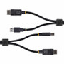 StarTech. com DU12210-KVM-CABLE DisplayPort 1. 2 & USB 3. 0 Combo Cable - 10ft - 3m - 4K 60Hz - HDR10 - 5Gbps for KVM Switches