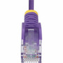 StarTech. com N6PAT15PLS Slim Cat6 Ethernet Cable - 15ft Purple - Snagless RJ45 UTP LSZH 28AWG Bare Copper - Fluke Tested