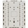 Tripp Lite Surface-Mount Box For Keystone Jacks White 12 Port Patch Panel Ceiling Mount Number Ports Series Socket Total N082-012-WH