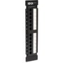 Tripp Lite 12-Port Cat6 Cat5 Patch Panel Wall Mount Vertical 110 RJ45 TAA - 12 x RJ-45 (N250-012)