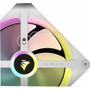 Corsair iCUE LINK QX140 RGB 140 Mm PWM Single Fan Expansion Kit White High Airflow Maximum CFM Rpm PC S X CO-9051007-WW