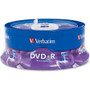 Verbatim AZO DVD+R 4.7GB 16X with Branded Surface - 25pk Spindle - 120mm - 2 Hour Maximum Recording Time (Fleet Network)