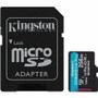 Kingston Canvas Go! Plus 256 GB Class 10/UHS-I (U3) V30 microSDXC - 200 MB/s Read - 160 MB/s Write - Lifetime Warranty (Fleet Network)