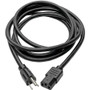 Tripp Lite by Eaton P007-012 Tripp Lite Heavy-Duty Computer Power Cord - 12ft 14AWG 15A 125V AC (NEMA 5-15P to IEC-320-C13) Black