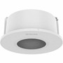 Hanwha Flush Mount Kit for Network Camera - Signal White - 8.82 lb (4000 g) Load Capacity - Polycarbonate (Fleet Network)