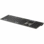 HP 9T5B2AA#ABA 725 Wireless Keyboard - Bluetooth/RF - Full-size - Nightfall Black - 2-Month Battery - CoPilot Keys - USB-C Charging