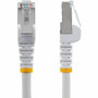 StarTech. com NLWH-75F-CAT6A-PATCH StarTech 75ft CAT6a Ethernet Cable - Snagless RJ45 - 10G - 100W PoE++ - S/FTP Shielded - LSZH - White