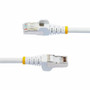 StarTech. com NLWH-75F-CAT6A-PATCH StarTech 75ft CAT6a Ethernet Cable - Snagless RJ45 - 10G - 100W PoE++ - S/FTP Shielded - LSZH - White