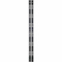 Tripp Lite by Eaton SRVRTBARSGL Single-Width Vertical Cable Management Bars - 42U Rack Mount - Black