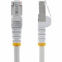 StarTech. com NLWH-100F-6A-PATCH StarTech Cat6a Ethernet Cable - 100ft White - Shielded S/FTP - Snagless RJ45 - 10G - 100W PoE++ - LSZH - 27AWG Copper