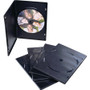 Verbatim CD/DVD Black Video Trimcases - 50pk - 7.50" (190.50 mm) Height x 5.25" (133.35 mm) Width x 0.25" (6.35 mm) Depth - Black (Fleet Network)