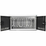 Rocstor VT0022-S1 Volt C14 Pre-Wired Intelligent Charging Station 65W - Steel Cart for 14 Devices - Silver